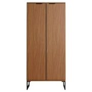Lexington Contemporary Modern Bookcase with 4 Shelves in Maple Engineered Wood