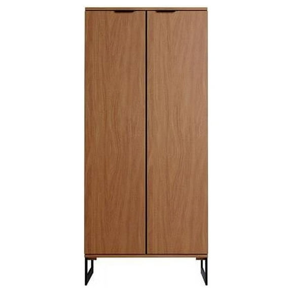 Lexington Contemporary Modern Bookcase with 4 Shelves in Maple Engineered Wood