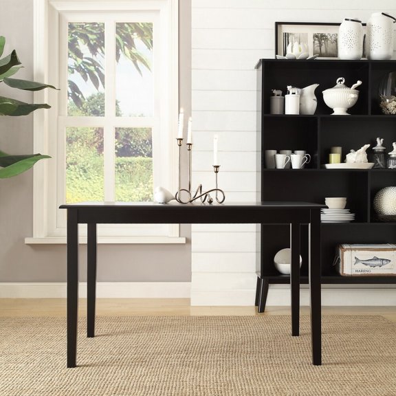 iNSPIRE Q Trond Transitional 48" Rectangle Dining Table, Black