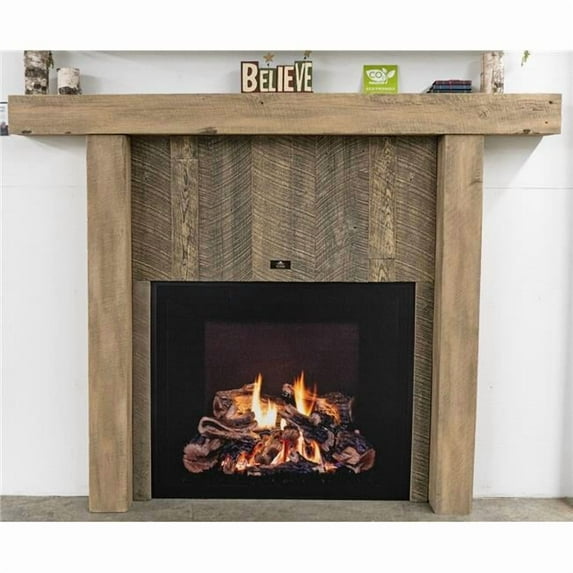 Lexington Hearth WB-K-LH-BT 4 ,6 & 8 ft. Wall Board, Buckskin Tan - 2 Piece