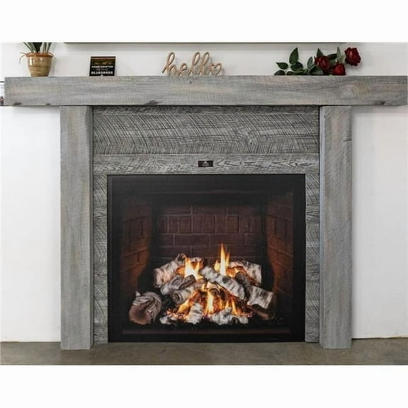 Lexington Hearth WB-K-LH-DG 4 ,6 & 8 ft. Wall Board, Dapple Gray - 2 Piece
