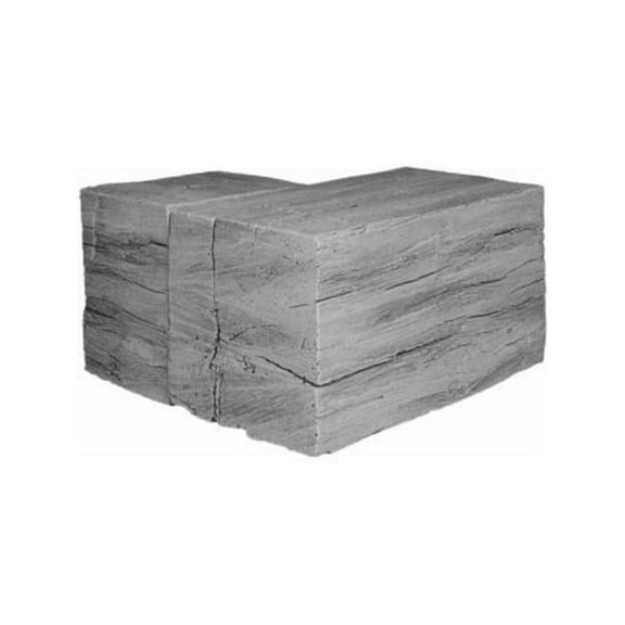 Lexington Hearth RH-CO-LH-WG Rickhouse Fireplace Corner Mantel, Weathered Gray