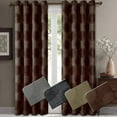 thumbnail image 1 of Lexington Pair (Set of 2) Jacquard Grommet Window Curtain Panels, 1 of 1
