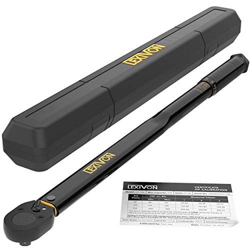 1本のみお安く⭕️2,800円OFF◎Volan◎MOON FLEX 3◎10 Lexivon 1/2-Inch Drive Click Torque Wrench 10-150 Ft-Lb/13.6-203.5