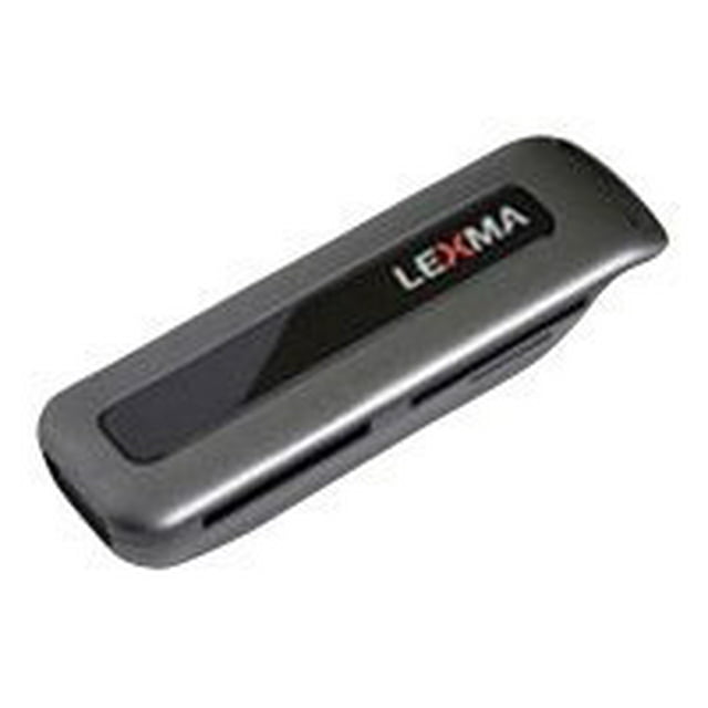 Lexma USB 2.0 4-in-1 Card Reader, Black
