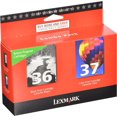 thumbnail image 1 of Lexmark 18C2229 36 & 37 X3650 X4650 X5650 X6650 X6675 Z2420 Ink Cartridge (Black & Color, 2-Pack) in Retail Packaging, 1 of 1