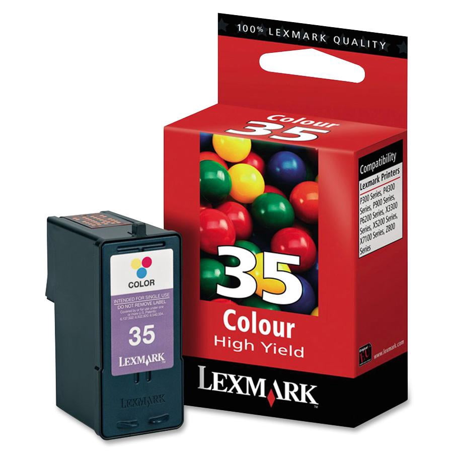 Lexmark 35 Lexmark (#35) High Yield Color Ink Cartridge (500 Yield) 18C0035 ...