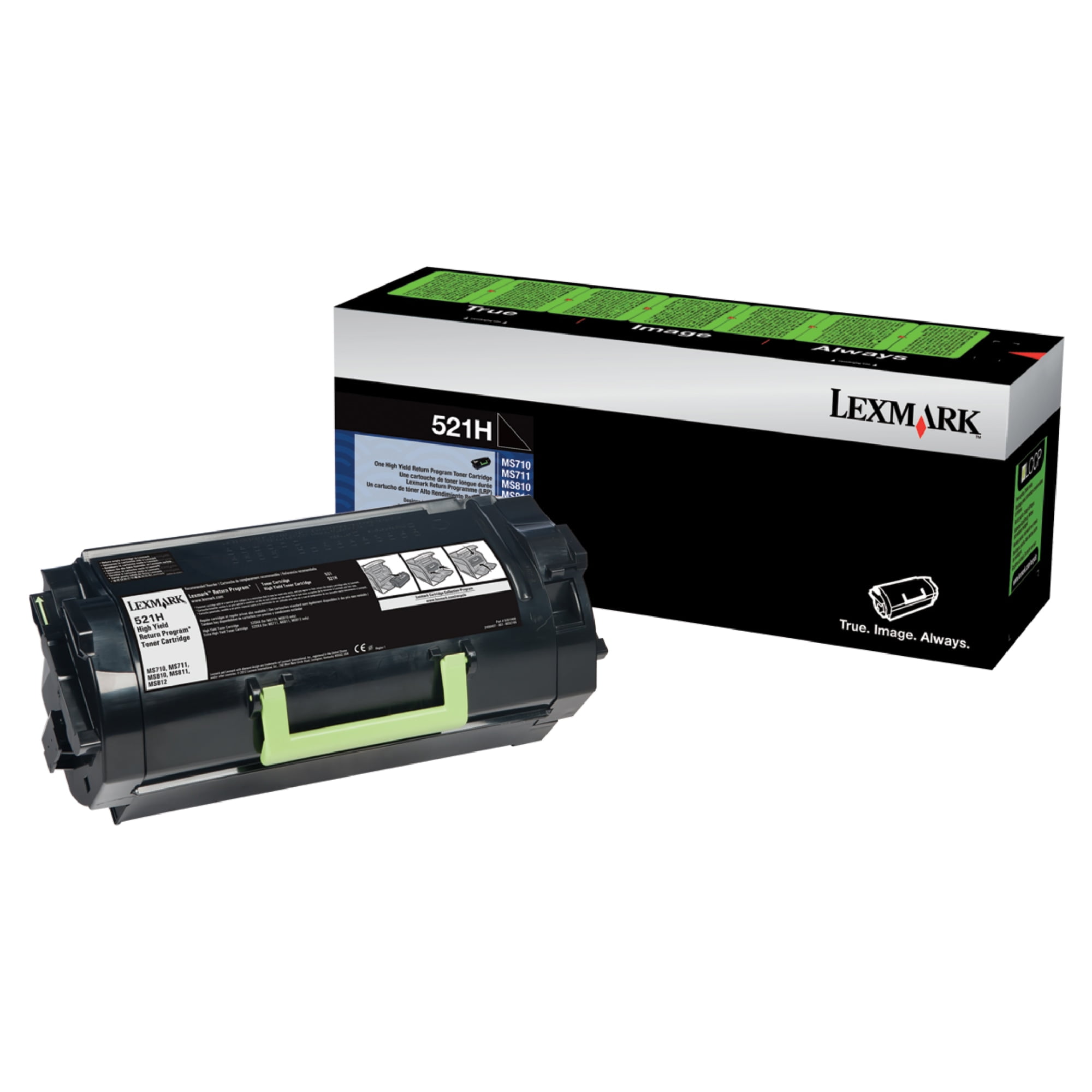 Lexmark 52D1H00 Return Program High-Yield Black Toner Cartridge