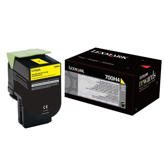 Lexmark 70C0H40 High-Yield Yellow Toner Cartridge (S8567794)