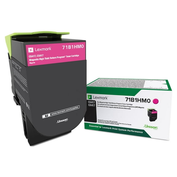 Lexmark 71b1hm0 Unison High-yield Toner, 3500 Page-yield, Magenta
