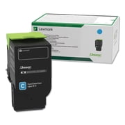 Lexmark 78C10C0 Return Program Toner Cartridge - Cyan