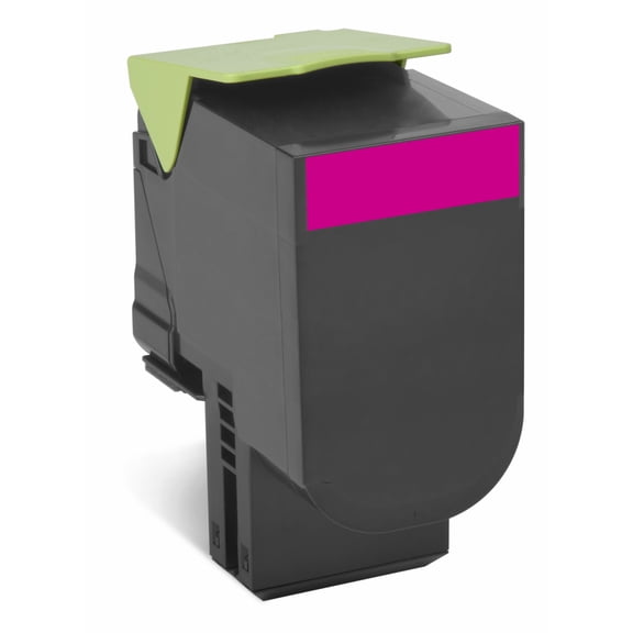 Lexmark 80C1HM0 Return Program High-Yield Magenta Toner Cartridge