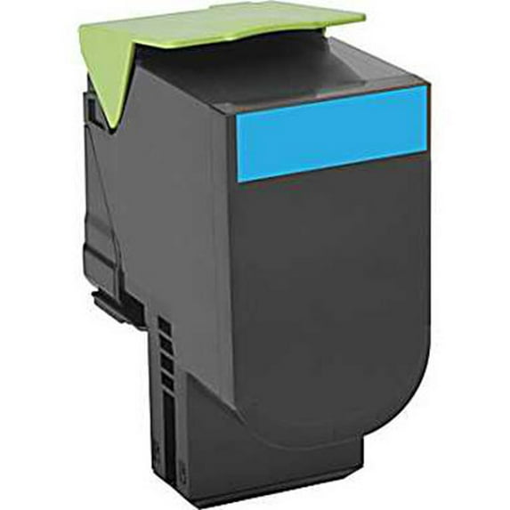 Lexmark 80C1HC0 High Yield Return Program Toner Cartridge - Cyan