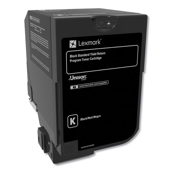 Lexmark CS720, CS725, CX725 Black Return Program Toner Cartridge