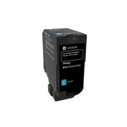 Lexmark CS720, CS725, CX725 Cyan Standard Yield Return Program Toner Cartridge