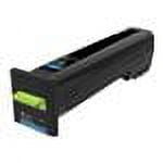 Lexmark - Extra High Yield - cyan - original - toner cartridge - LCCP