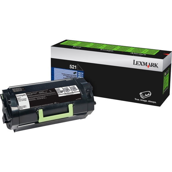 Lexmark 521 Return Program Black Toner Cartridge