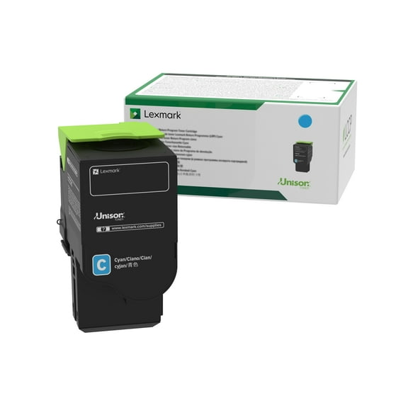 Lexmark 78c1uc0 Return Program Toner, 7,000 Page-Yield, Cyan 78C1UC0