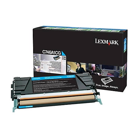 Lexmark - cyan - original - toner cartridge