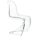 thumbnail image 1 of Lexmod Clear Slither Kids Chair, 1 of 2