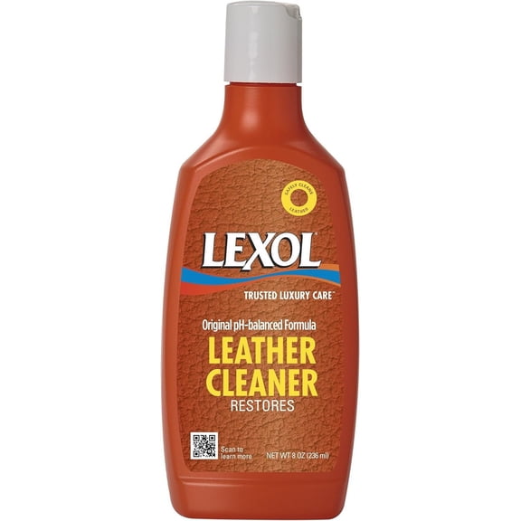 Lexol Leather Cleaner 1108 - PH Balanced Liquid - 8 Oz