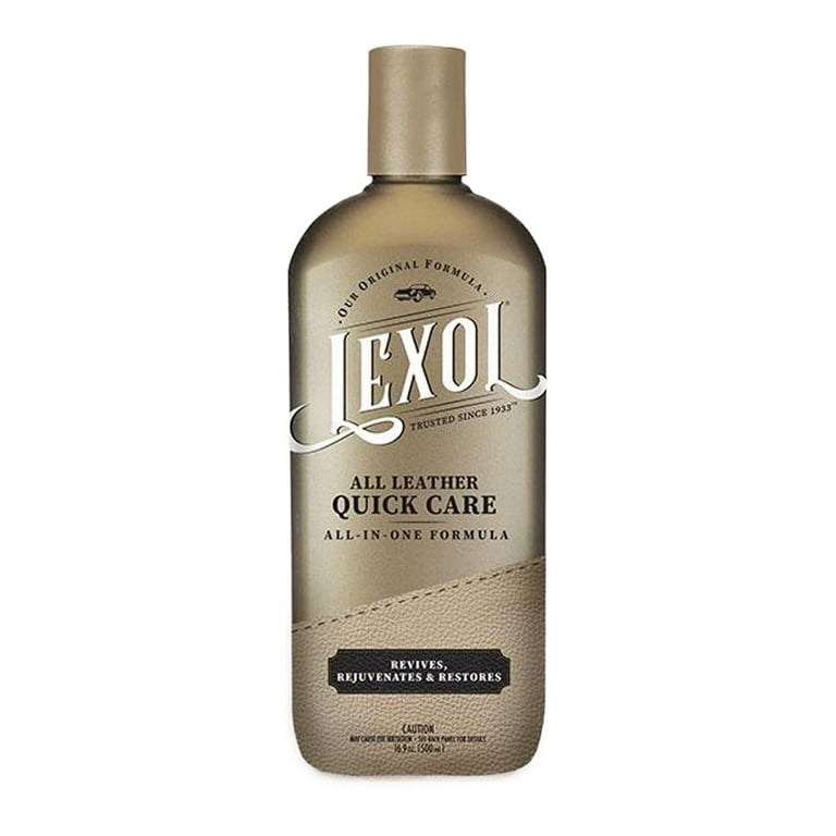 Lexol All Leather Quick Care All-in-One Leather Cleaner, 16.9 oz