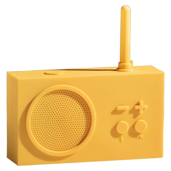 Lexon Tykho 3 Splashproof Rechargeable Bluetooth Speaker with FM Radio