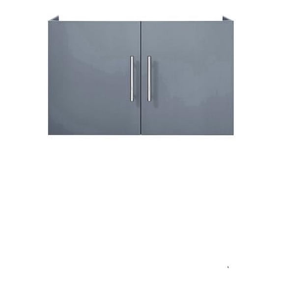 Lexora  30 in. Geneva Bathroom Vanity Cabinet, Dark Grey