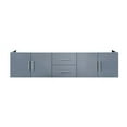 thumbnail image 1 of Lexora  80 in. Geneva Bathroom Vanity Cabinet, Dark Grey, 1 of 1