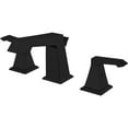 thumbnail image 1 of Lexora Home Balduina Brass 3 Hole 8" Widespread Bathroom Faucet in Matte Black, 1 of 2