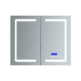 thumbnail image 1 of Lexora Bracciano 36 in. W x 28 in. H Surface-Mount LED Mirror Medicine Cabinet with Defogger, 1 of 10