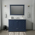 thumbnail image 1 of Dukes 48 in. W x 22 in. D Navy Blue Single Bath Vanity and White Quartz Top, 1 of 10