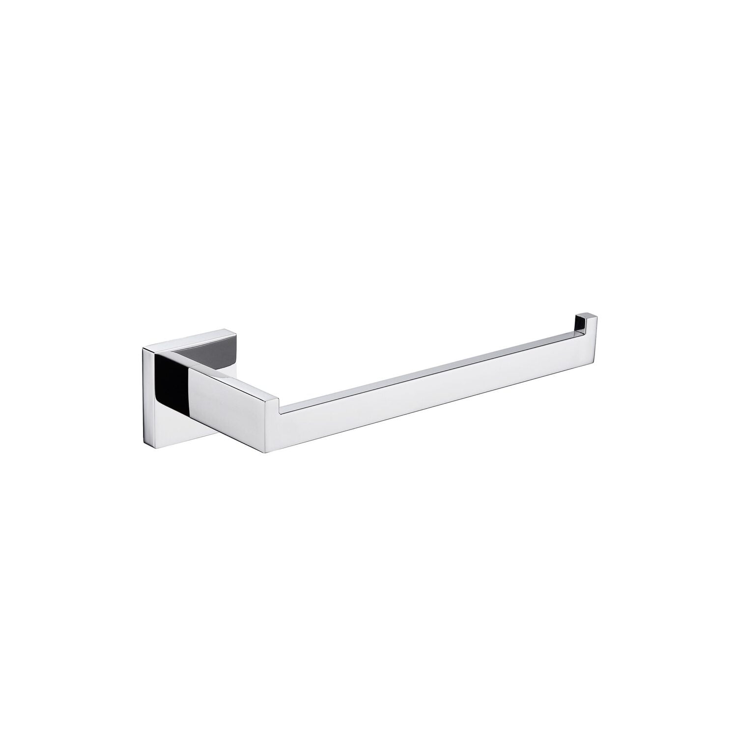 Lexora Home Bagno Bianca Stainless Steel Shelf with Towel Bar in Brushed Nickel