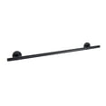 thumbnail image 1 of Lexora Home Bagno Nera Stainless Steel 30" Towel Bar in Matte Black, 1 of 1