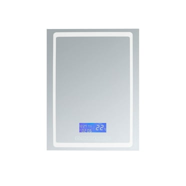 Lexora Home Bracciano 24" x 32" LED Medicine Cabinet with Defogger