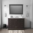 thumbnail image 1 of Lexora Home Dukes 48" Carrara Marble Top Single Vanity with Sink in Espresso, 1 of 10