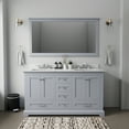 thumbnail image 1 of Lexora Home Dukes 60" Double Vanity with Mirror in Dark Gray, 1 of 8