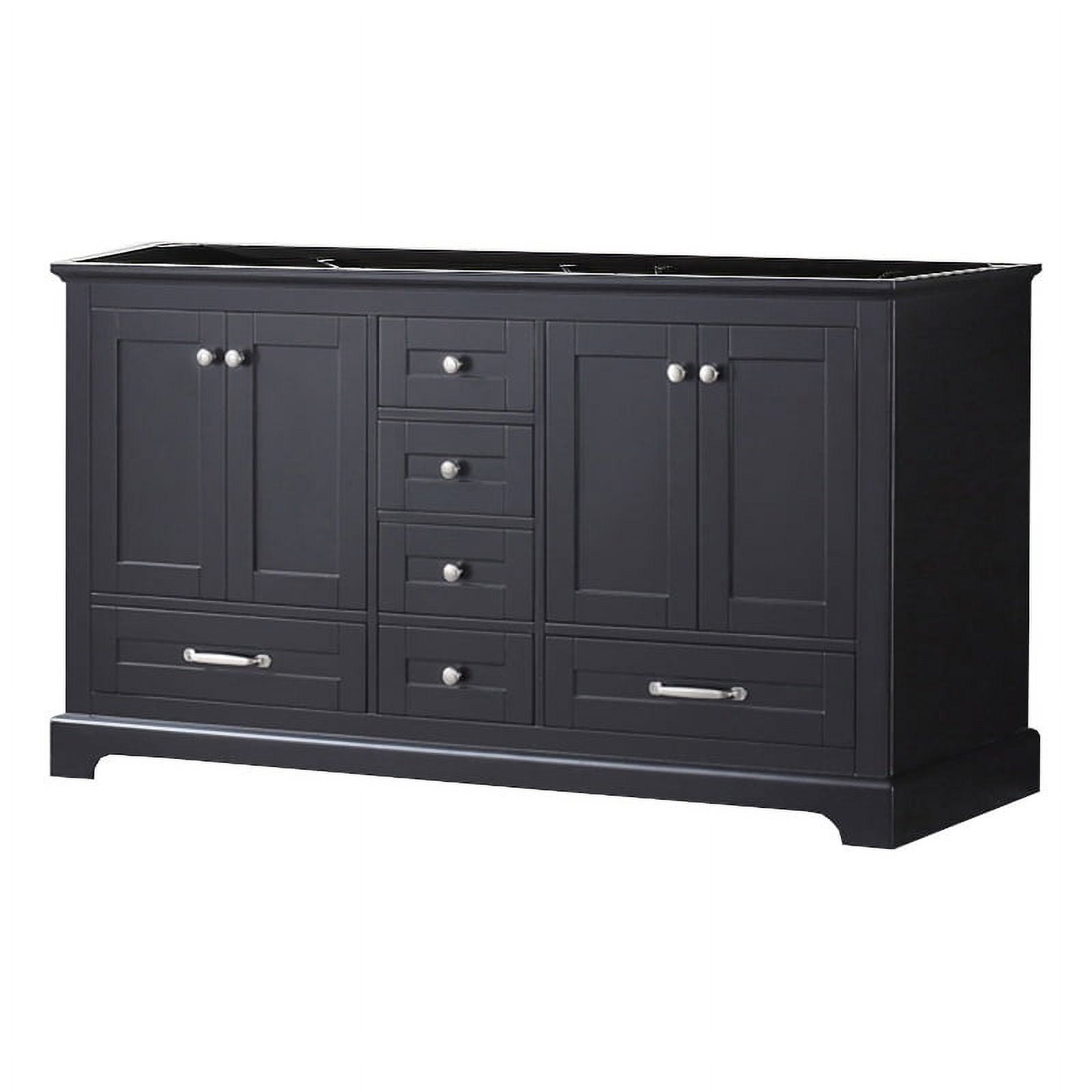 Dukes 60" Espresso Double Freestanding Bath Vanity