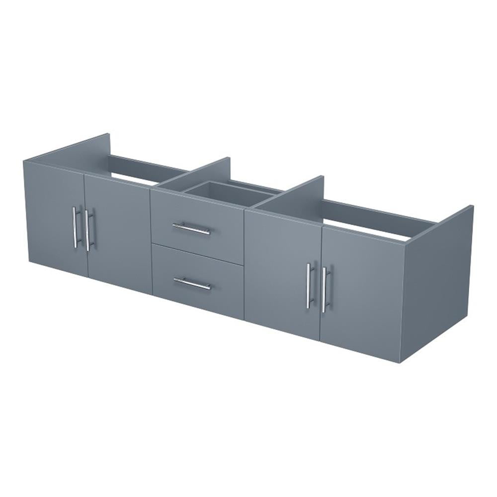 Geneva 72" Dark Gray Wall-Mounted Vanity Cabinet
