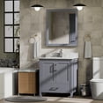 thumbnail image 1 of Lexora Home Jacques 30" Single Vanity with Mirror in Dark Gray, 1 of 9