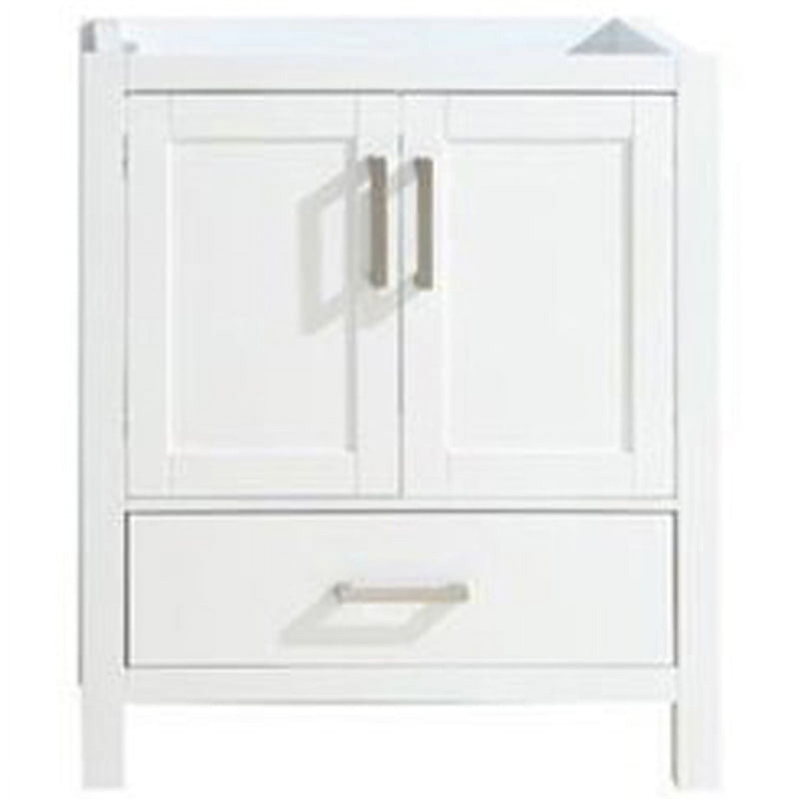 Jacques 30" White Freestanding Vanity Cabinet