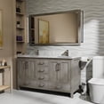 thumbnail image 1 of Lexora Home Jacques 60" Double Vanity with Mirror in Distressed Gray, 1 of 9
