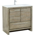 thumbnail image 1 of Lexora Home Lafarre 36" Single Quartz Top Bathroom Vanity with Chrome Faucet, 1 of 12