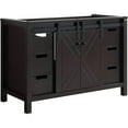 thumbnail image 1 of Lexora Home Marsyas 48" Vanity Cabinet in Brown, 1 of 9