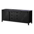 thumbnail image 1 of Lexora Home Marsyas 80" Vanity Cabinet in Brown, 1 of 8