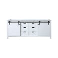 thumbnail image 1 of Lexora Home Marsyas 80" Vanity Cabinet in White, 1 of 8
