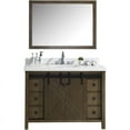 thumbnail image 1 of Lexora Home Marsyas Veluti 48" Quartz Top Single Vanity in Rustic Brown, 1 of 5
