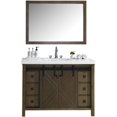 thumbnail image 1 of Lexora Home Marsyas Veluti 48" Quartz Top Single Vanity in Rustic Brown, 1 of 2