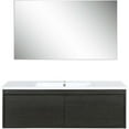 thumbnail image 1 of Lexora Home Sant 48" Single Acrylic Top Bathroom Vanity with Mirror in Charcoal, 1 of 11
