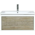 thumbnail image 1 of Lexora Home Scopi 30" Single Acrylic Top Bathroom Vanity with NIckel Faucet, 1 of 11